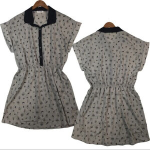 NEW Peppermint Trendy Emo Kitten Cat Dress L